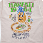 Sun Surf Hawaii 1964 Hawaiian Village Waikiki Graphic T-Shirt Pink Small USA
