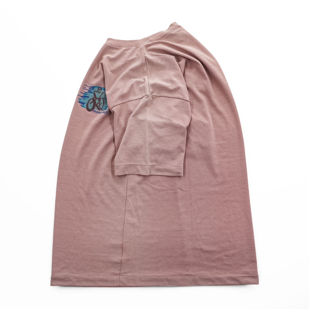 Mont-bell Japan Made T-Shirt M Pink Wickron Quick-Drying Breathable