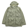 Vintage 90s Columbia PFG 2-Way Convertible Fishing Jacket Vest Hood M Beige