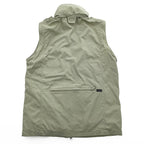 Vintage 90s Columbia PFG 2-Way Convertible Fishing Jacket Vest Hood M Beige