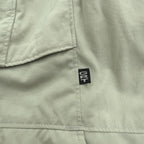 Vintage 90s Columbia PFG 2-Way Convertible Fishing Jacket Vest Hood M Beige