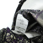 Needles String Easy Pant Poly/Cu Jacquard Paisley Easy Pants L Made in Japan