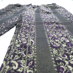 Needles String Easy Pant Poly/Cu Jacquard Paisley Easy Pants L Made in Japan