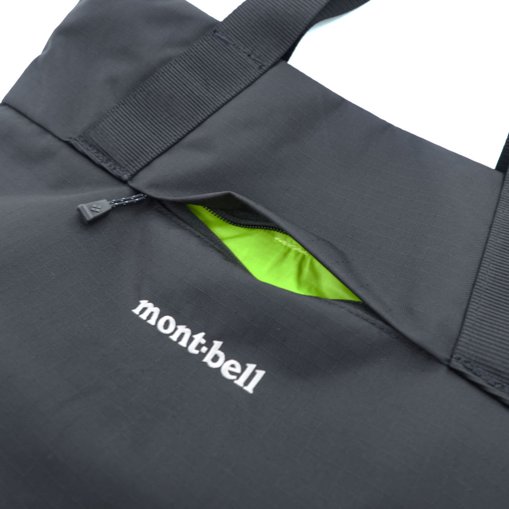 mont-bell Bernina Tote M 1123901 Black 9.5L A4 Nylon Travel Bag