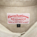 FILSON FSS4205 Cotton Short Sleeve Button-Down Shirt Beige Size S