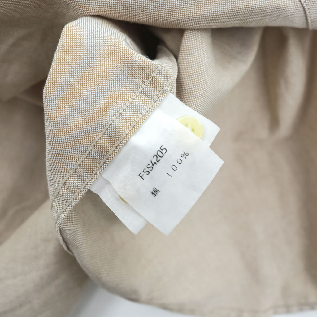 FILSON FSS4205 Cotton Short Sleeve Button-Down Shirt Beige Size S