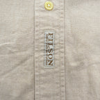 FILSON FSS4205 Cotton Short Sleeve Button-Down Shirt Beige Size S