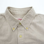 FILSON FSS4205 Cotton Short Sleeve Button-Down Shirt Beige Size S