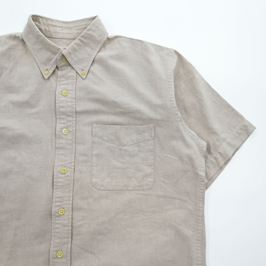 FILSON FSS4205 Cotton Short Sleeve Button-Down Shirt Beige Size S