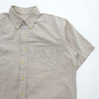 FILSON FSS4205 Cotton Short Sleeve Button-Down Shirt Beige Size S