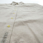 FILSON FSS4205 Cotton Short Sleeve Button-Down Shirt Beige Size S