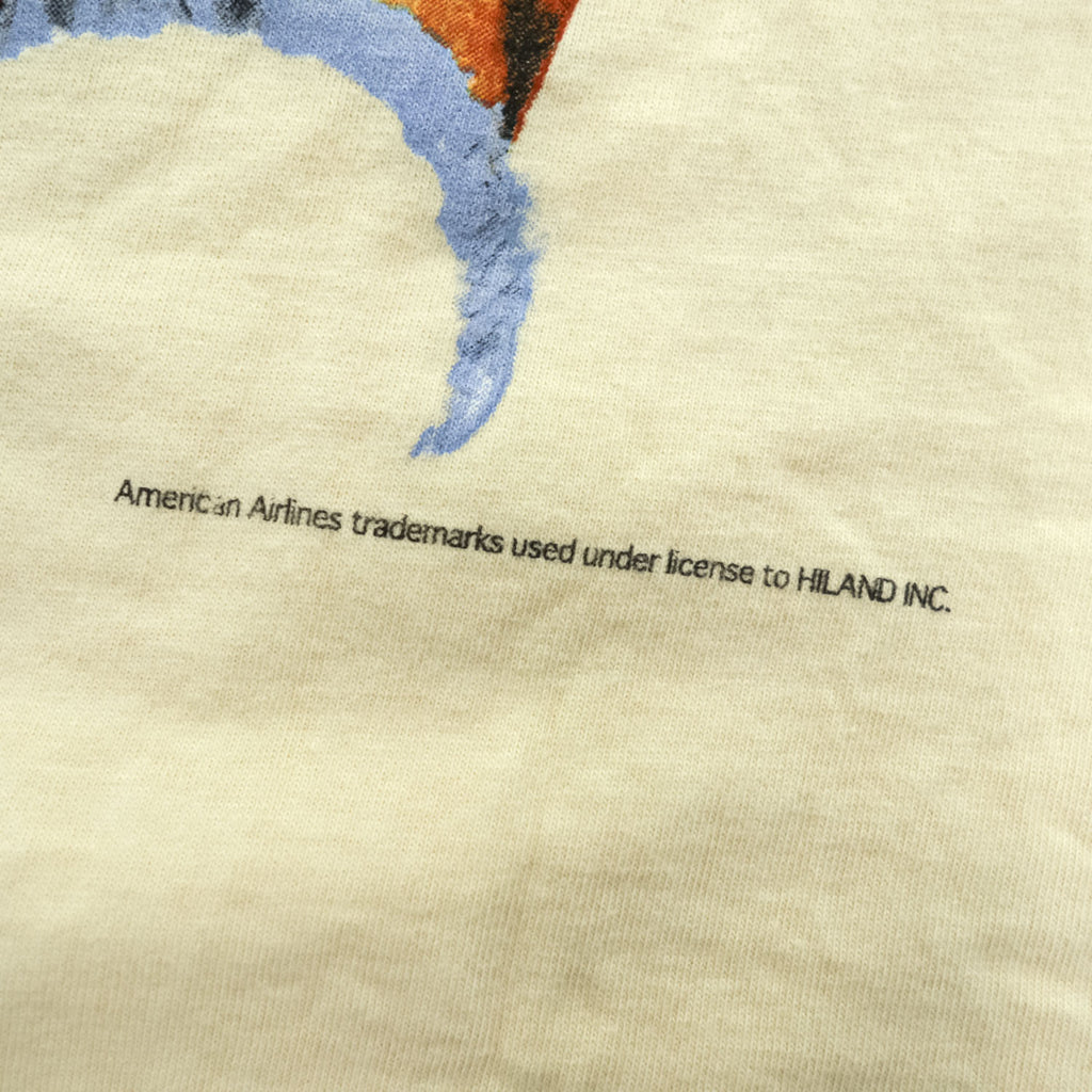 CHESWICK by SUGAR CANE 米国製 USA製 Tシャツ S イエロー 両面プリント GUARAN-TEE AMERICAN AIRLINES