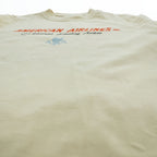 CHESWICK by SUGAR CANE 米国製 USA製 Tシャツ S イエロー 両面プリント GUARAN-TEE AMERICAN AIRLINES