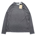 THE NORTH FACE Crisp Avion Crew BREEZERANGE Long Sleeve T-Shirt, Unused, Cool Touch, Moisture-Wicking Quick-Dry, UV Protection, Anti-Odor Antibacterial, Stretch, Gray L NT12686