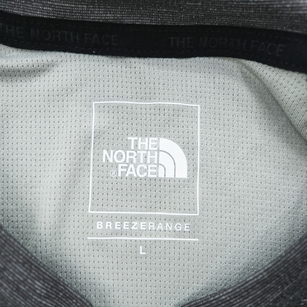 THE NORTH FACE Crisp Avion Crew BREEZERANGE Long Sleeve T-Shirt, Unused, Cool Touch, Moisture-Wicking Quick-Dry, UV Protection, Anti-Odor Antibacterial, Stretch, Gray L NT12686