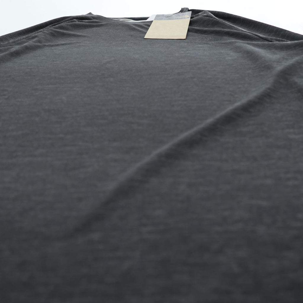 THE NORTH FACE Crisp Avion Crew BREEZERANGE Long Sleeve T-Shirt, Unused, Cool Touch, Moisture-Wicking Quick-Dry, UV Protection, Anti-Odor Antibacterial, Stretch, Gray L NT12686
