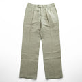 VINTAGE TOMMY BAHAMA L Beige Herringbone 2-Tuck Slacks