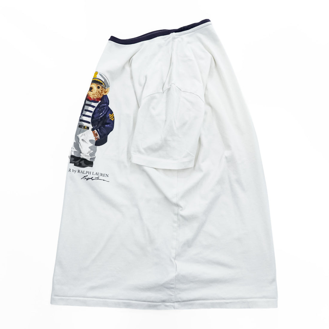 Polo Ralph Lauren Polo Bear Sailor Ringer T-Shirt White Size S
