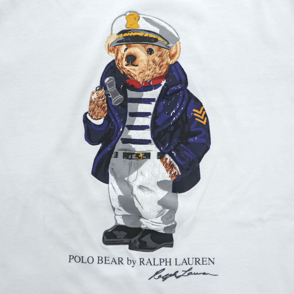 Polo Ralph Lauren Polo Bear Sailor Ringer T-Shirt White Size S