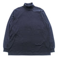 LANDS' END Made in USA 100% Cotton Turtleneck Long Sleeve Shirt Navy XL