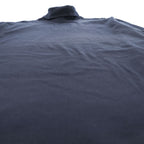 LANDS' END Made in USA 100% Cotton Turtleneck Long Sleeve Shirt Navy XL