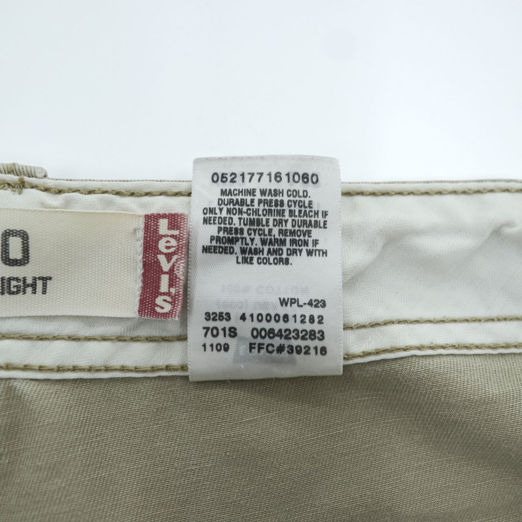 Levi's 00年代 ヴィンテージ カーゴ ワークパンツ XL ベージュ ワイド CARGO LOOSE STRAIGHT USAモデル 006423283