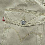 Levi's 00年代 ヴィンテージ カーゴ ワークパンツ XL ベージュ ワイド CARGO LOOSE STRAIGHT USAモデル 006423283