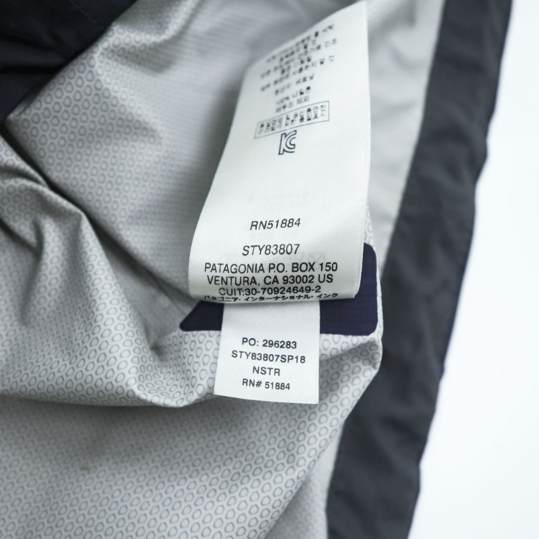 Patagonia Mountain Parka Shell Rain Jacket, Size S, Blue/Navy, Waterproof, Drawcord, Torrentshell, Breathable, 83307