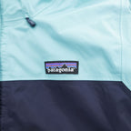 Patagonia Mountain Parka Shell Rain Jacket, Size S, Blue/Navy, Waterproof, Drawcord, Torrentshell, Breathable, 83307