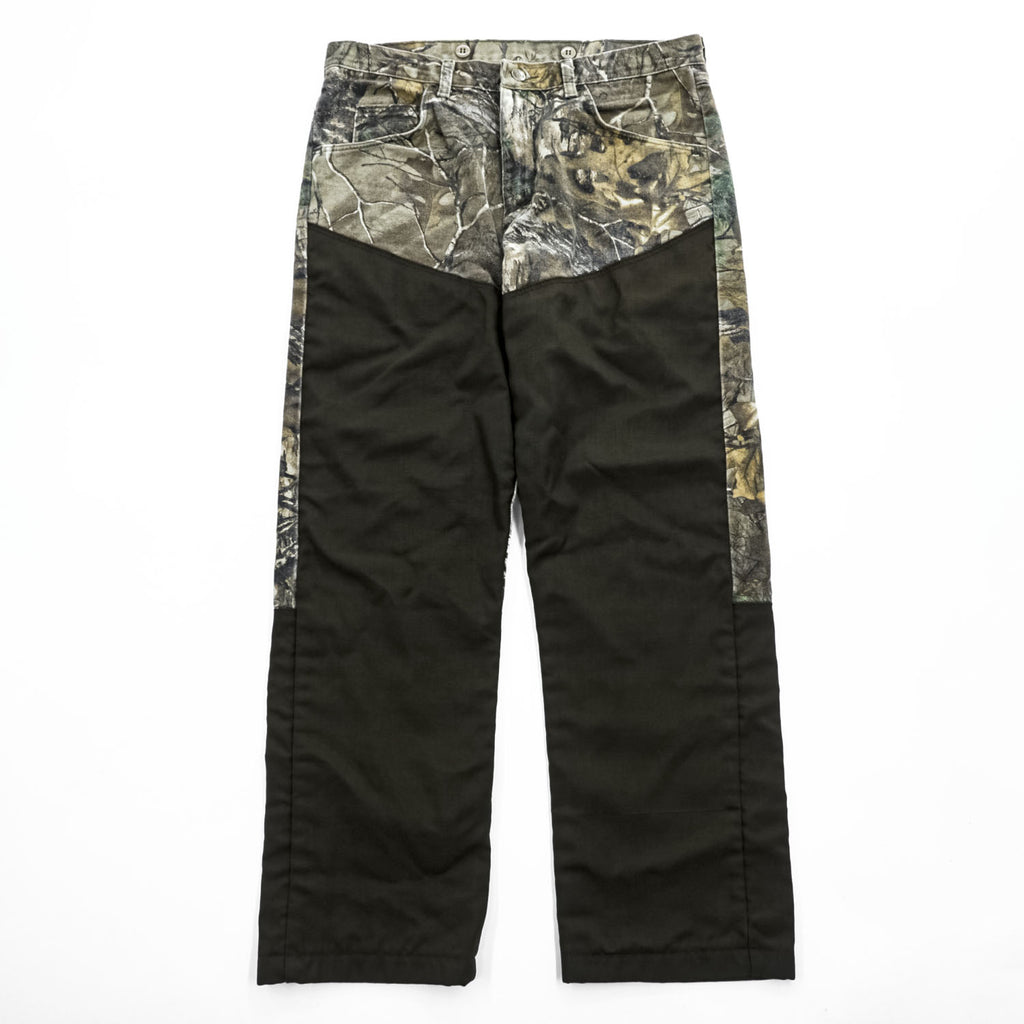 Wrangler ハンティングパンツ L ブラウン PRO GEAR サスペンダーボタン 切替 リアルツリー カモフラ