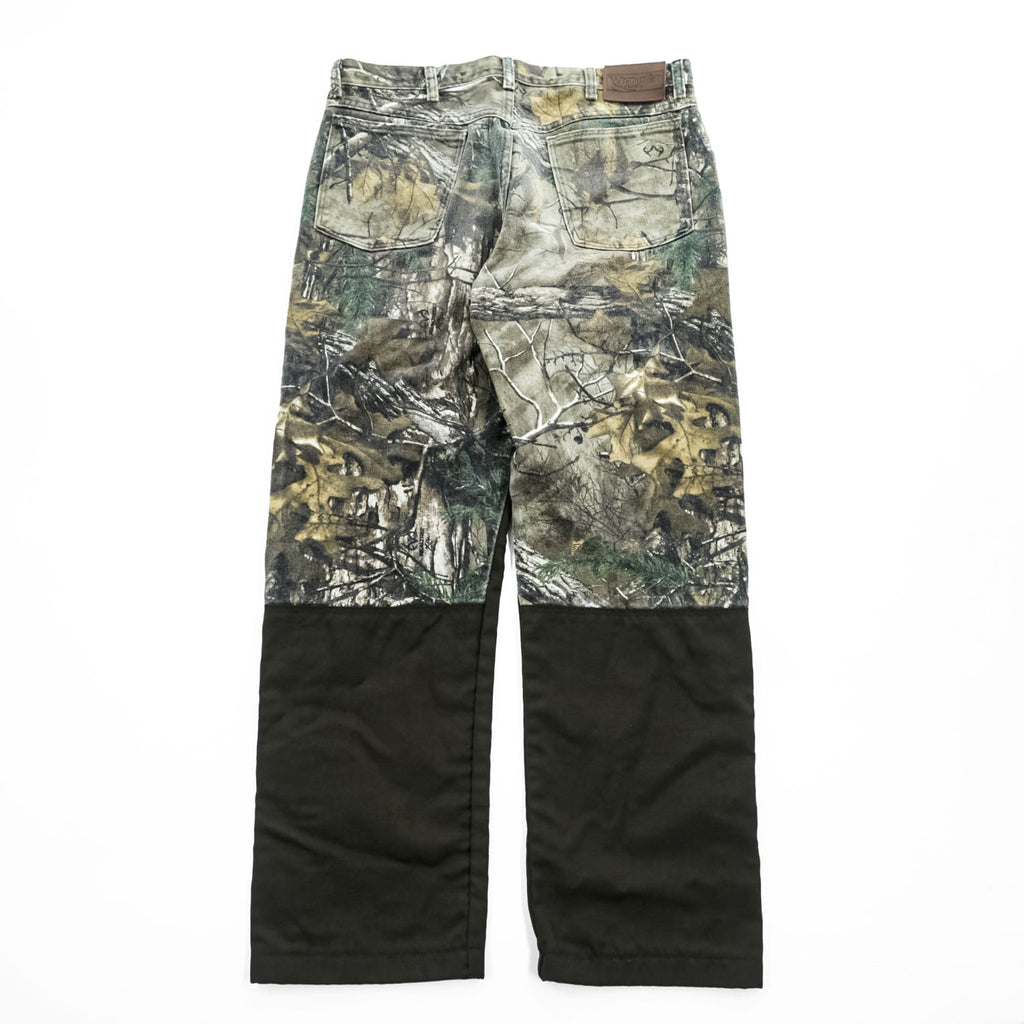 Wrangler ハンティングパンツ L ブラウン PRO GEAR サスペンダーボタン 切替 リアルツリー カモフラ