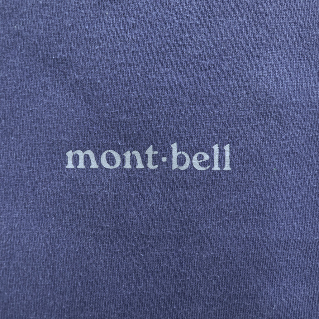 mont-bell ワンポイントロゴ Tシャツ M ネイビー コットン100%