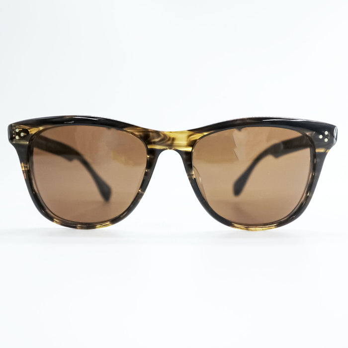 OLIVER PEOPLES 日本製 サングラス Pederson COCO2 ウェリントン ブラウン ベッコウ 52_18-145