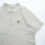 Made in Japan Rugby Shirt, Size L, White, BUBBLE UP BOWLING POLO, King Louie, Toyo Enterprise, Authentic Reproduction, Piqué Fabric, Chain Embroidery, KL76991 KL76992