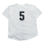 90s Vintage Baseball Jersey Quitman ベースボールシャツ 半袖シャツ XL グレー ストライプ  USA製 90年代