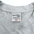 Levi's 日本製 90年代 ヴィンテージ 広告ポスターグラフィック Tシャツ M グレー シングルステッチ