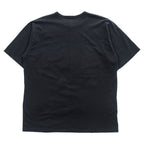 agnes b. T-Shirt L Black with one-point logo EY16S179