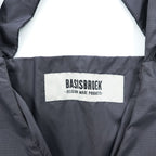 BASISBROEK ナイロン ユーティリティベスト ZAMIA グレー リップストップ ドローコード バックポケット ベルギー製