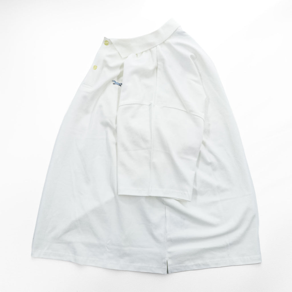 Penneys Sportswear The Fox Collection ポロシャツ L ホワイト ワンポイントロゴ 鹿の子 未使用品