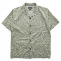 Patagonia Spring 2020 Patterned Short Sleeve Open Collar Shirt STY86205 Size S Sage Green