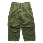 BACKERS Military Wide Leg Drawstring Pants Olive Green