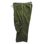 BACKERS Military Wide Leg Drawstring Pants Olive Green