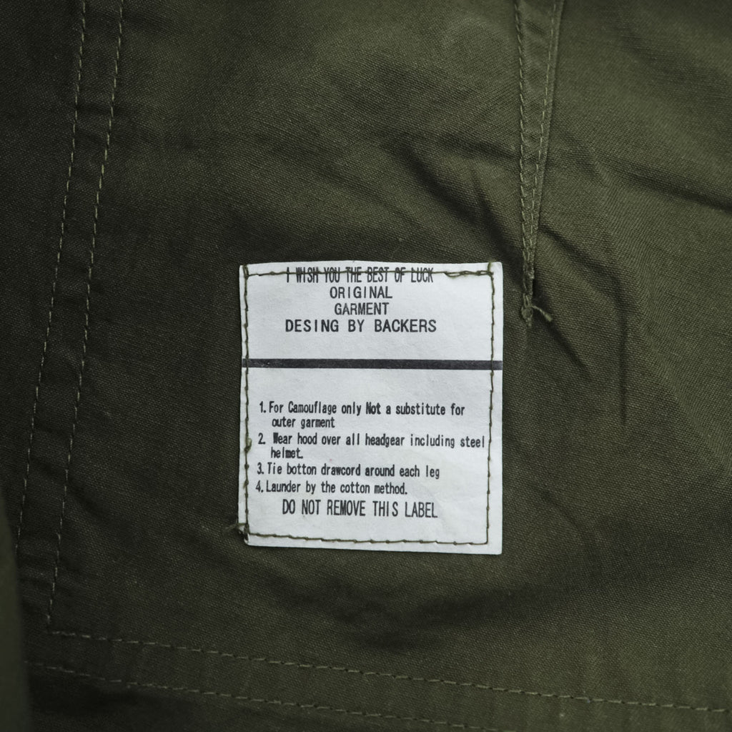 BACKERS Military Wide Leg Drawstring Pants Olive Green