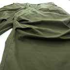 BACKERS Military Wide Leg Drawstring Pants Olive Green