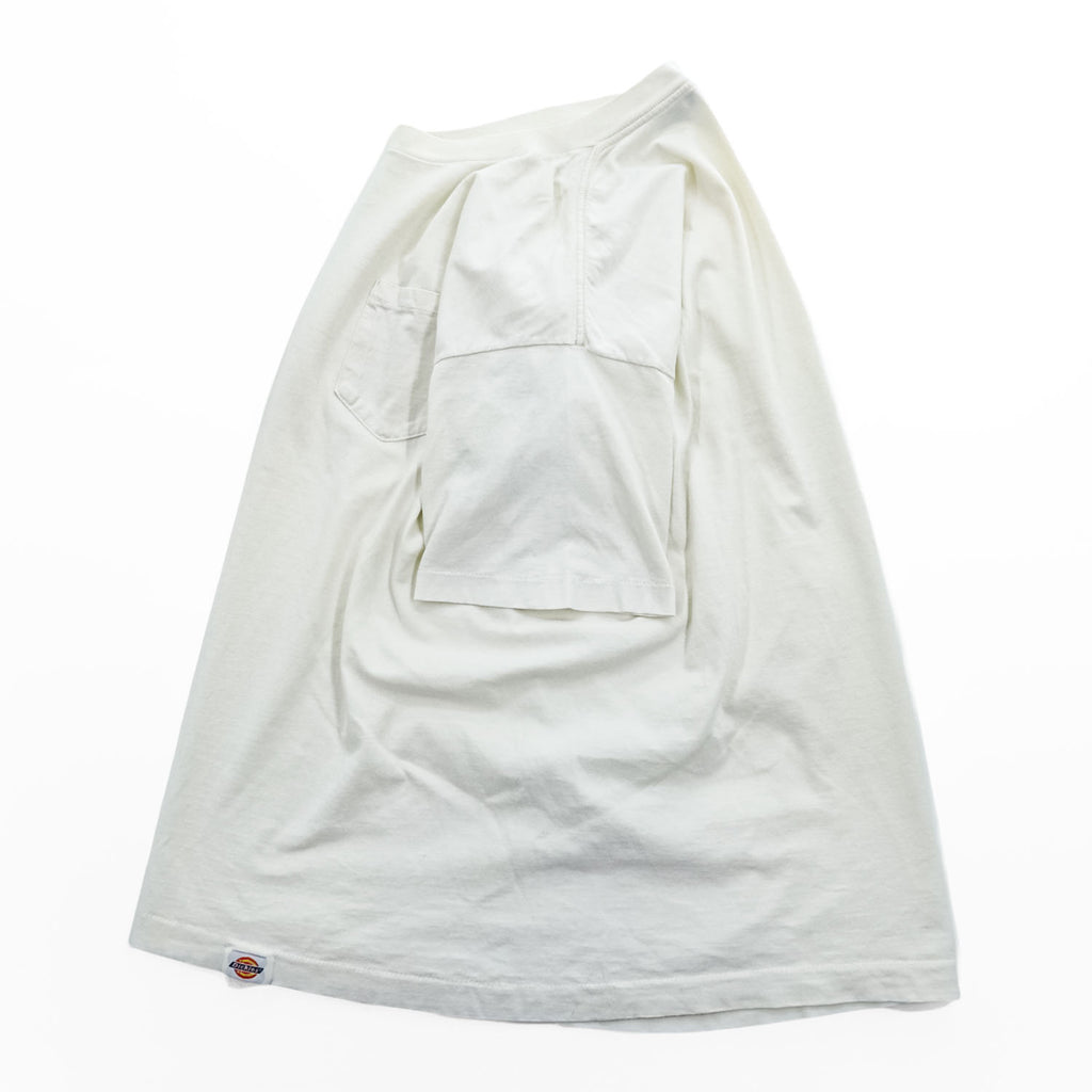 1990s Made in USA Dickies Blank Pocket T-Shirt White XL