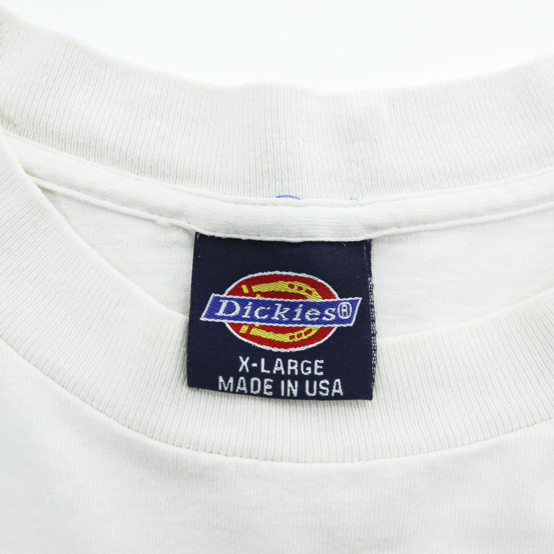 1990s Made in USA Dickies Blank Pocket T-Shirt White XL