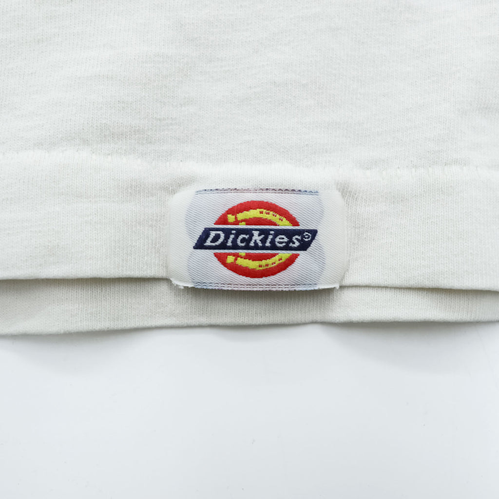 1990s Made in USA Dickies Blank Pocket T-Shirt White XL