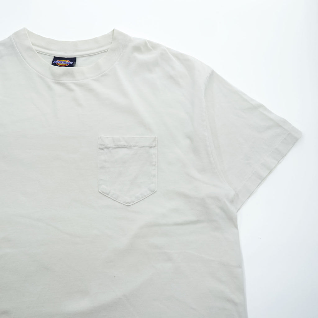 1990s Made in USA Dickies Blank Pocket T-Shirt White XL
