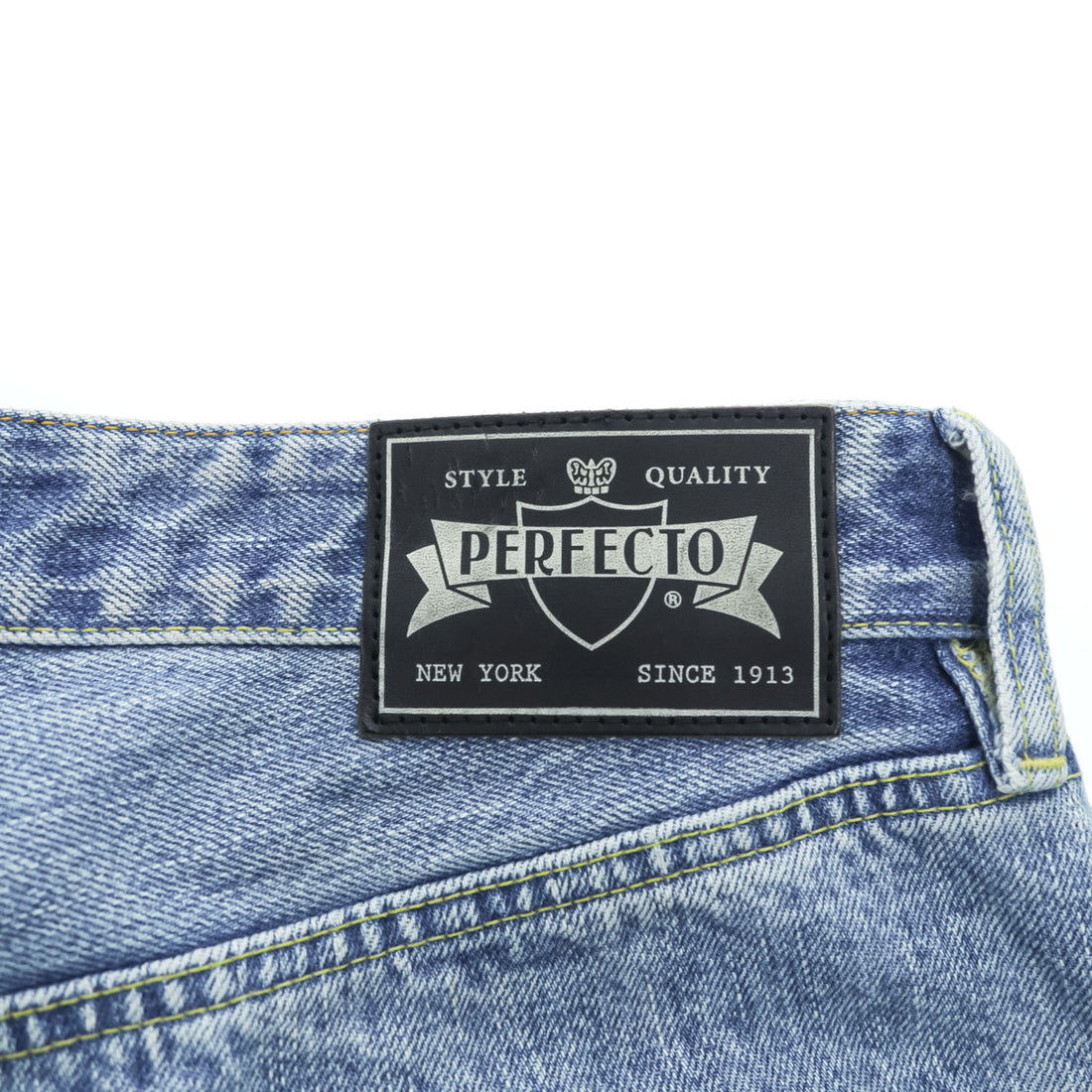 Schott PERFECTO セルヴィッヂ デニムパンツ 16OZ 岡山県産 赤耳 ジーンズ L インディゴ ブルー 3126053