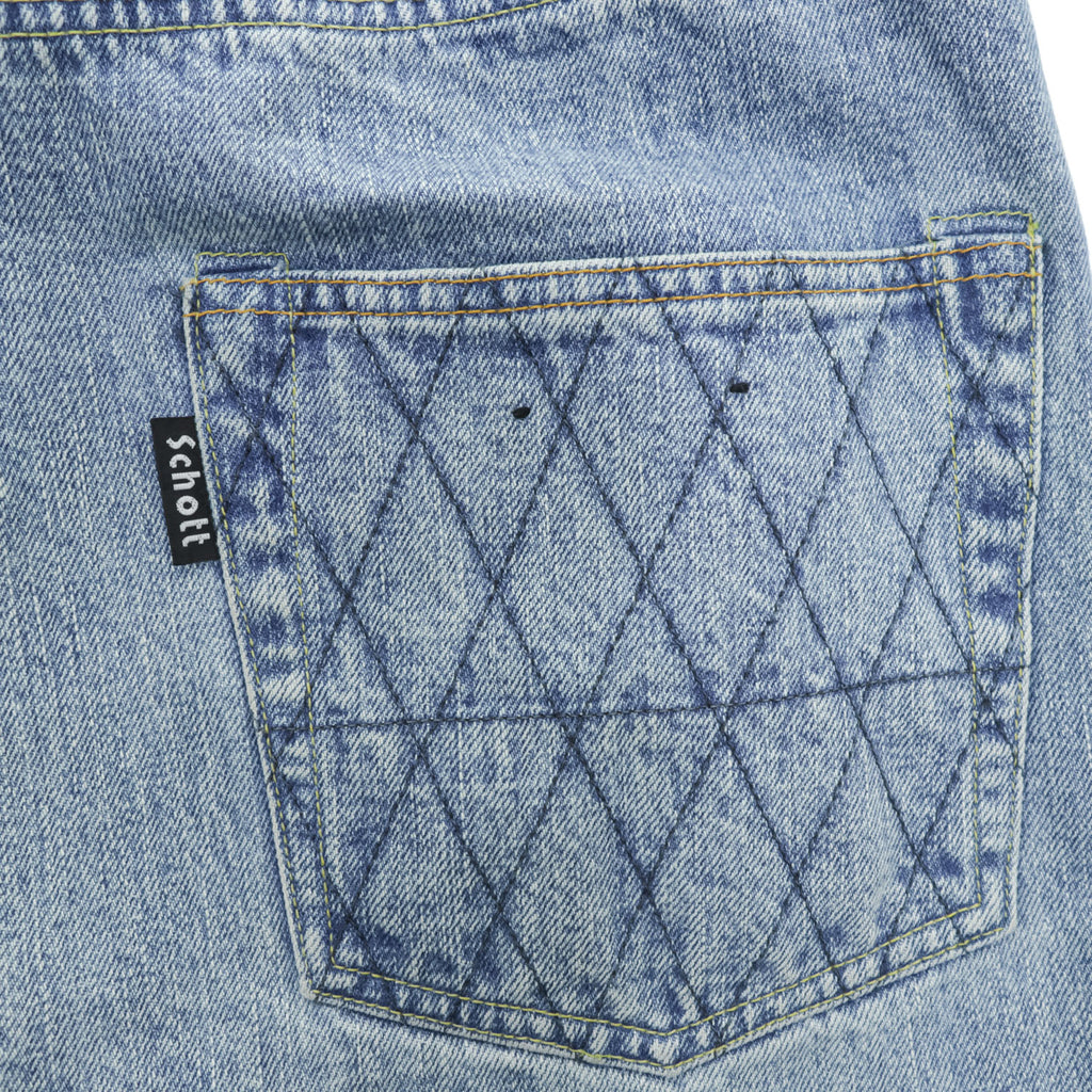 Schott PERFECTO セルヴィッヂ デニムパンツ 16OZ 岡山県産 赤耳 ジーンズ L インディゴ ブルー 3126053